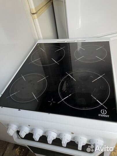 Плита газовая indesit стеклокерамика