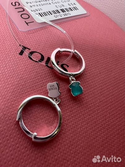 Серьги Tous Cool Color с амазонитом