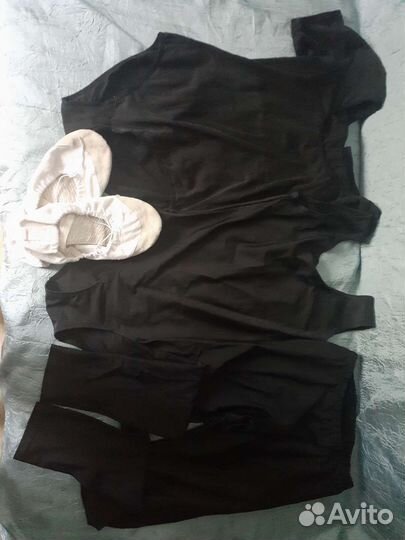 Купальник, лосины, балетки для танцев