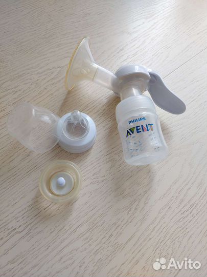 Молокоотсос Аvent ручной бутылочка пустышка