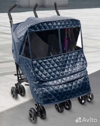 Утепленный чехол Manito, для двойной коляски