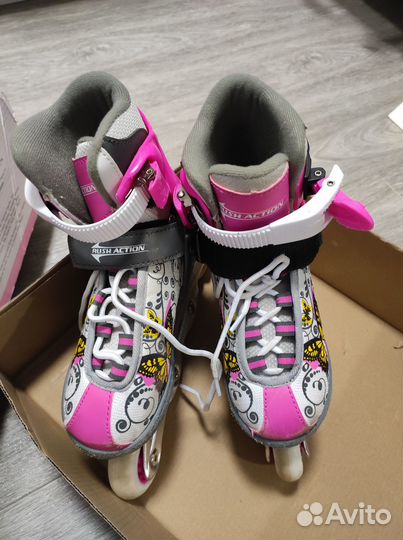 Роликовые коньки раздвижные р. 29-32