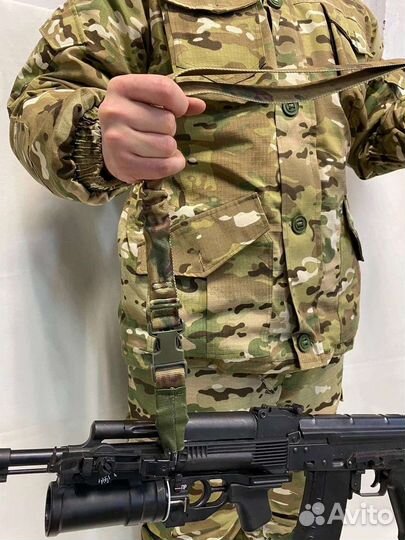 Тактический быстросъемный оружейный ремень 2 точки