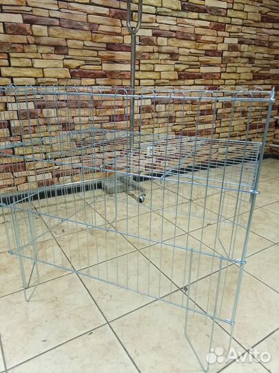 Корзина для одежды и белья металлическая