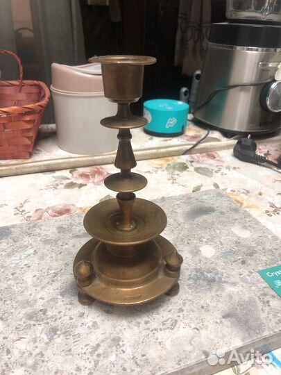 Подсвечник медь