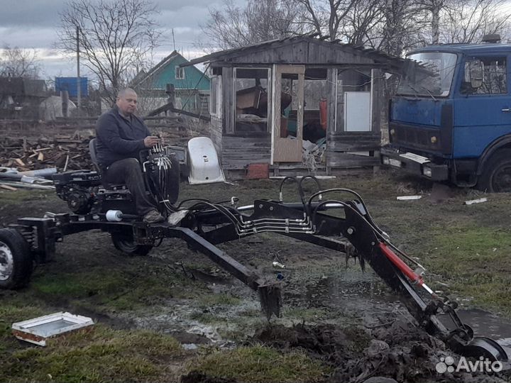 Услуги мини экскаватора копка земляные работы