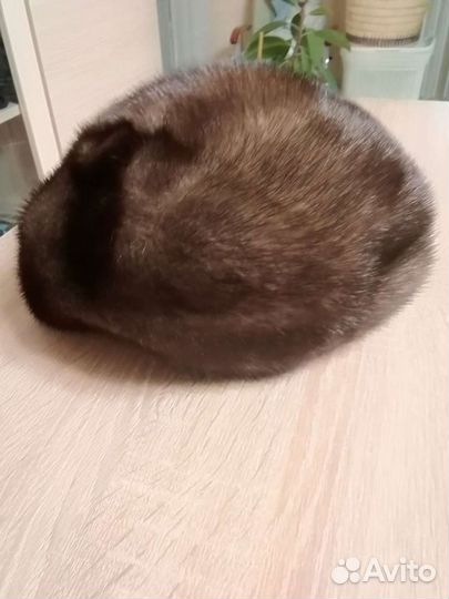 Берет из меха норки