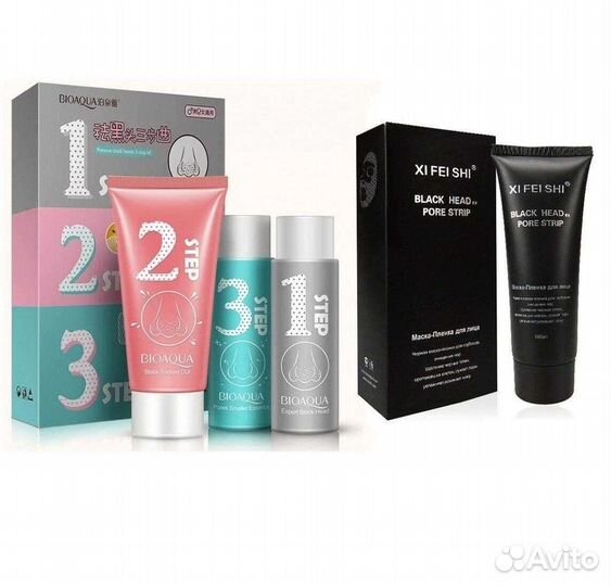 BioAqua для удаления черных точек 3в1+ Маска 100мл