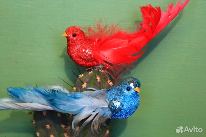 Птички на проволоке для декора