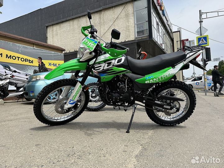 Мотоцикл racer RC300-GY8Х panther sport (зеленый)