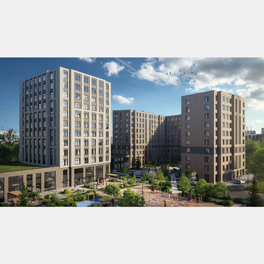 2-к. квартира, 58,3 м², 9/12 эт.