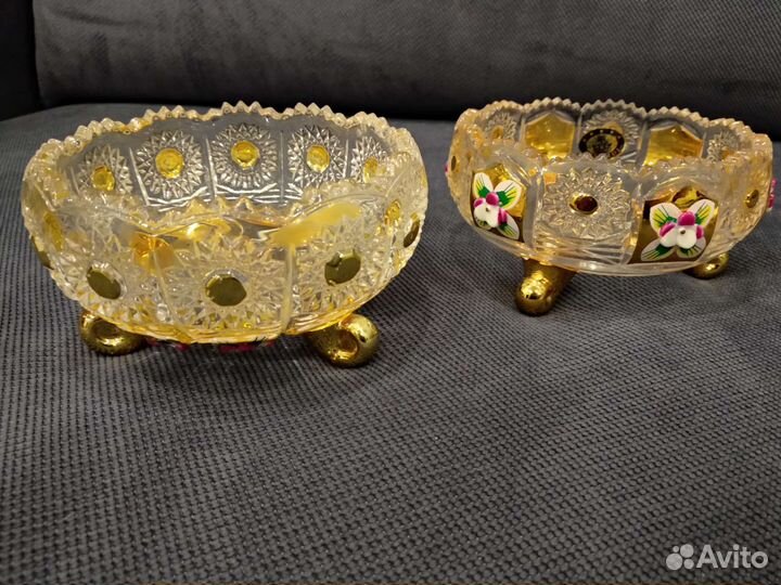 Конфетница с позолотой Lenardi