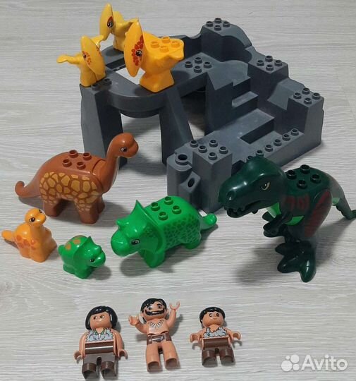 Lego duplo динозавры оригинал