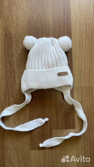 Шапочка для новорожденного зима