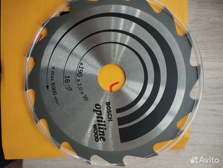 Диск пильный bosch по дереву 190