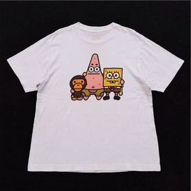 Футболка Bape x SpongeBob Baby Milo & Patrick Tee