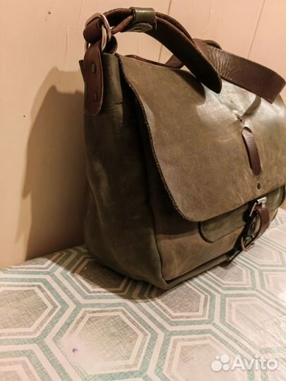 Сумка через плечо натуральная кожа ручная работа