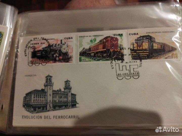 Конверты с марками Германия, Финлдия, Польша,Куба