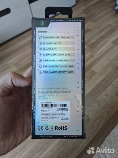 Смарт часы Black Shark GT3 (xiaomi)