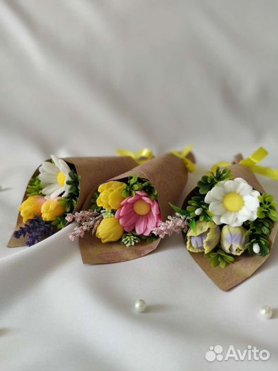 Мыло ручной работы. Мини - букет