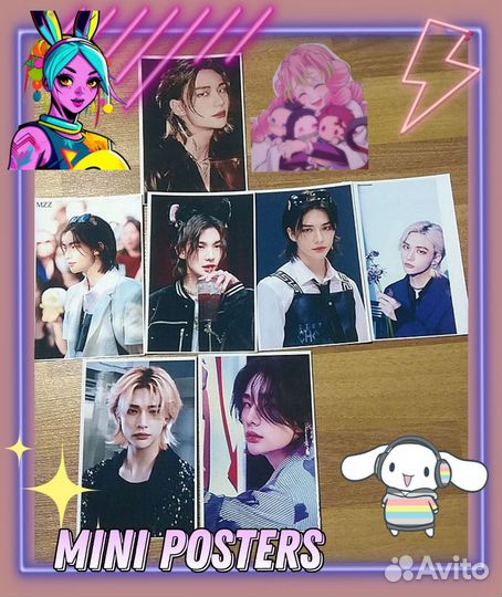 Мини постеры на стену на заказ