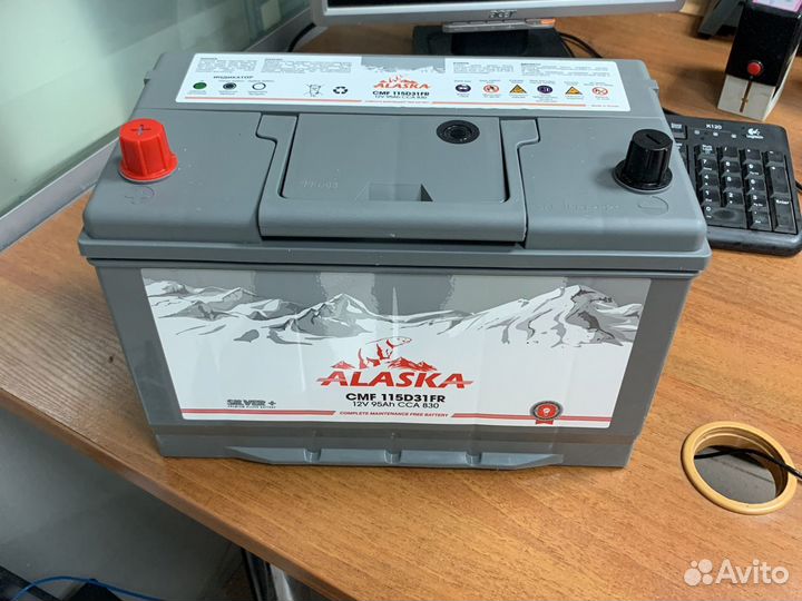 Аккумуляторы новые Alaska 95 Ah Ю. Корея