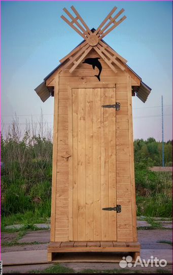 Дачный туалет с установкой ELE1000