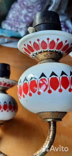 Люстра polam, Польша винтаж