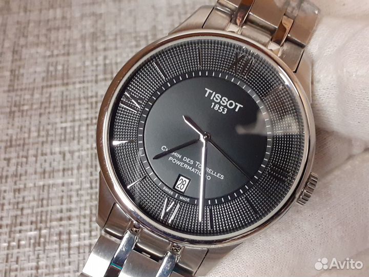 Мужские наручные кварцевые часы tissot на браслете