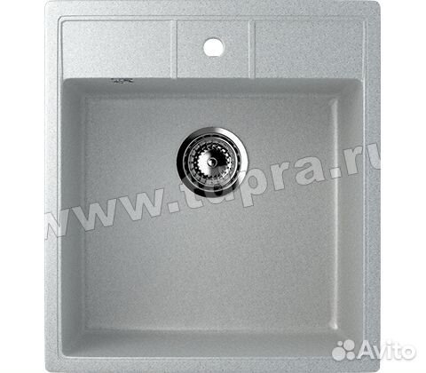 Мойка Ulgran 406-310 серый 390*375*190мм