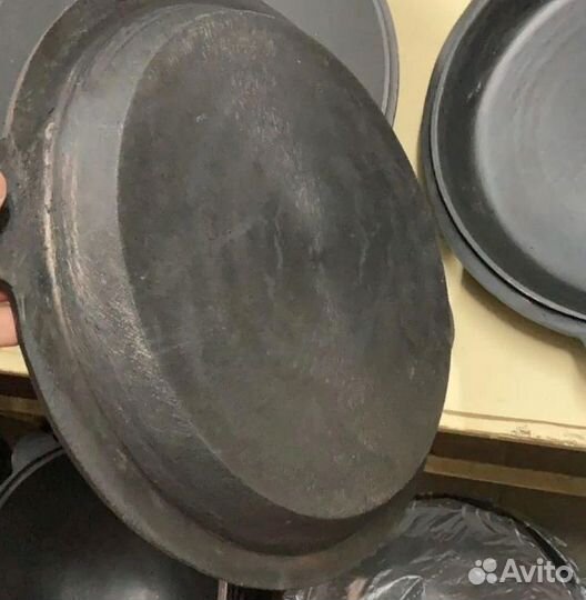 Крышка сковорода чугунная