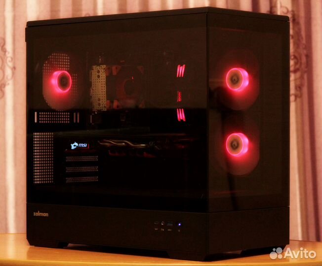 Качественный игровой компьютер. Zalman, MSI, WD Bl