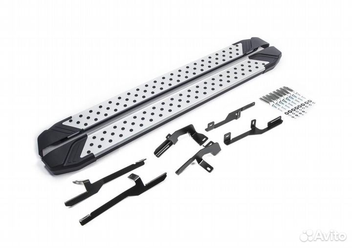 Пороги Подножки Hyundai Tucson 2015-21 Bmw-Style