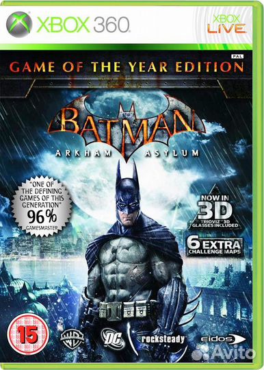 Batman: Arkham Asylum. Game of the Year Edition Xb