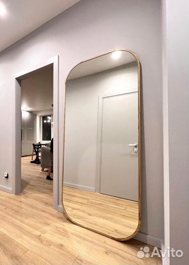 Зеркало напольное, настенное в деревянной раме