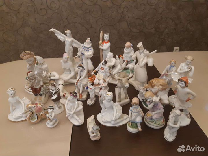 Фарфоровые статуэтки СССР лфз Дулево Вербилки Киев
