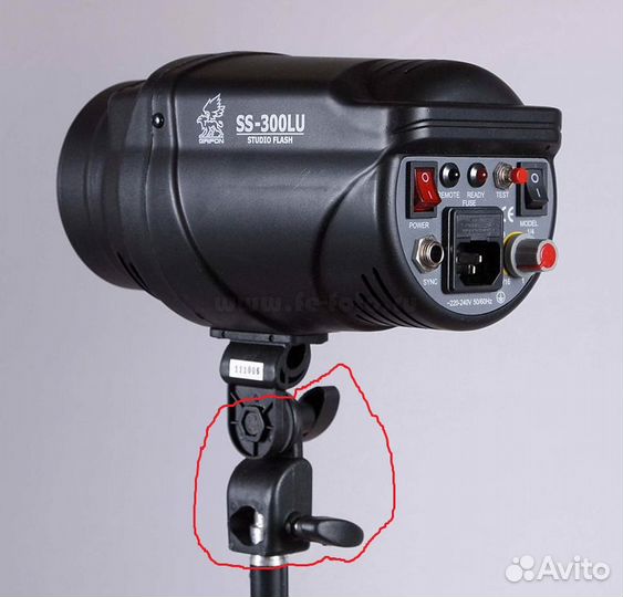 SS69-P Крепление вспышки на стойку