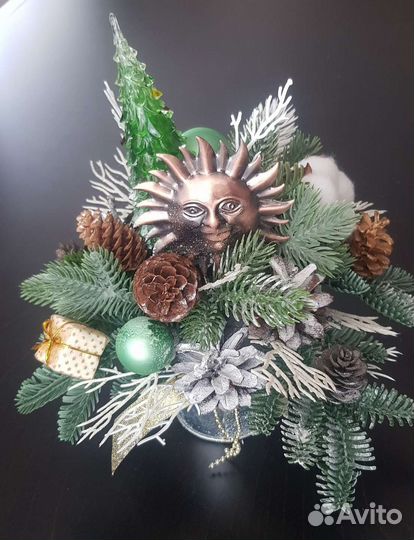 Композиции, веночки, подсвечники новогодние