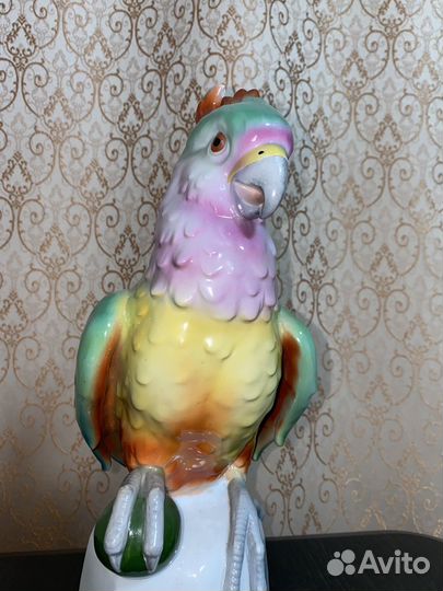 Фарфоровый попугай