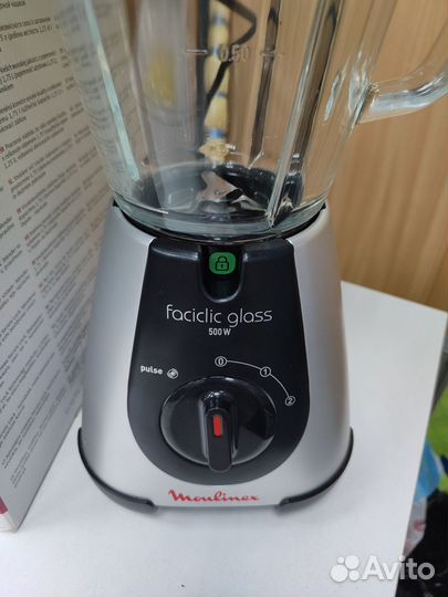 Блендер moulinex Facilic Glass 500W 0045