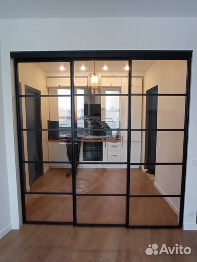 Телескопическая каскадная раздвижная перегородка