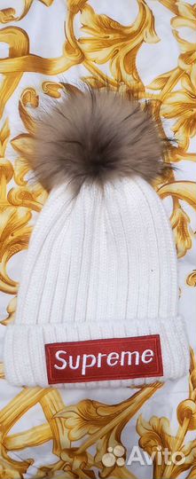 Supreme шапка на 6-7 лет