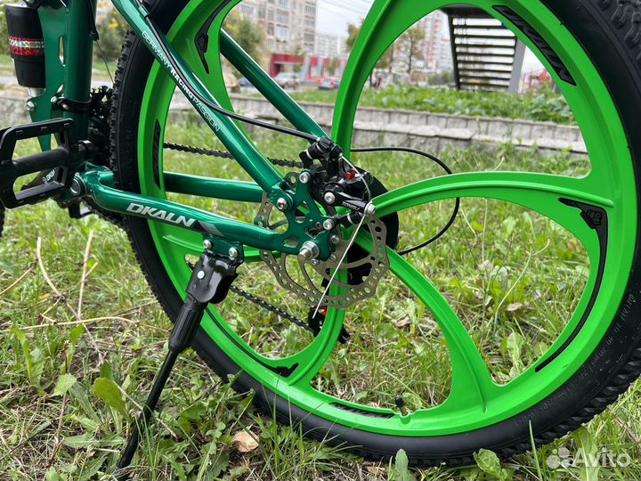 Велосипед складной на литых дисках