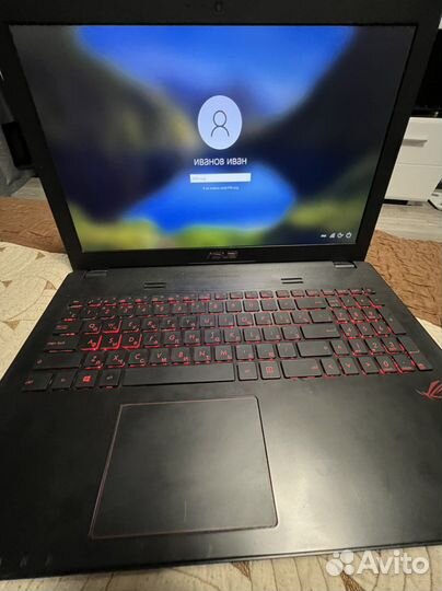 Мощный игровой ноутбук asus GL552V