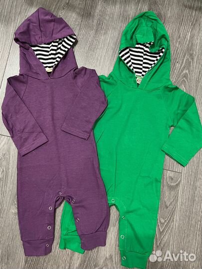 Комбинезон 74, хлопок, новый