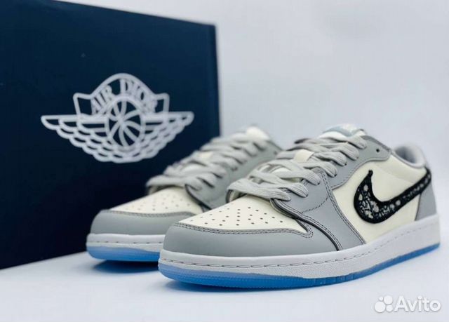 Кроссовки nike air jordan 1 dior