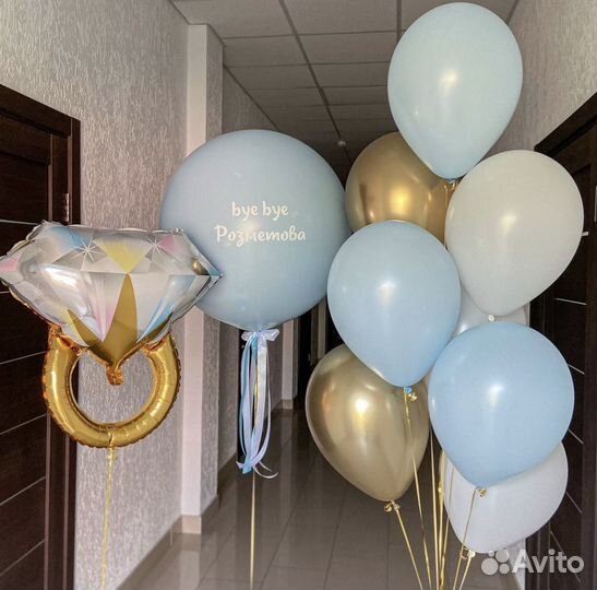 Воздушные шары на девичник