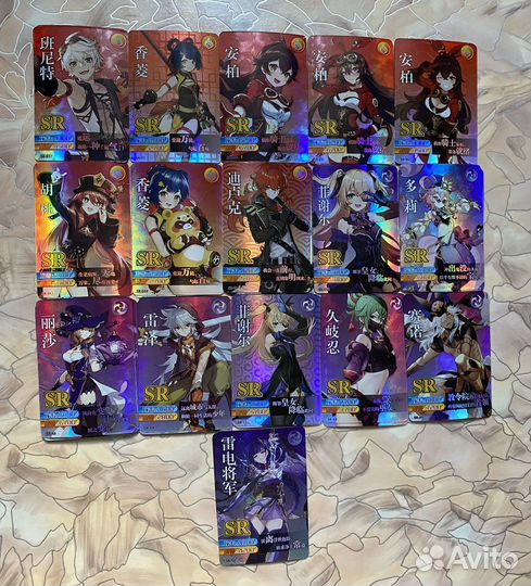 Коллекционные карточки genshin impact