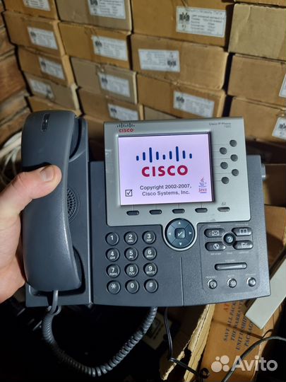 IP-телефон cisco CP-7965G + доп панель (40шт)