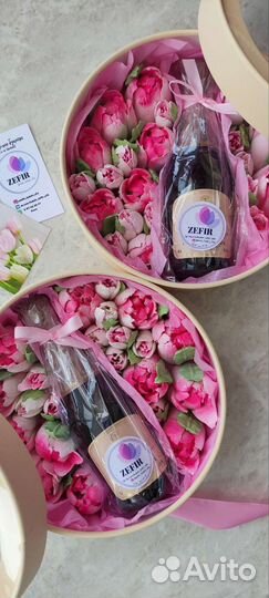 Зефирные букеты, зефирные коробочки